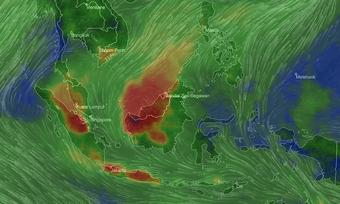 Cities in Sarawak, Malaysia experience fifth straight day of hazardous air pollution