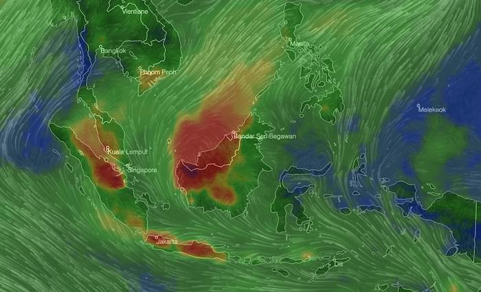 Cities in Sarawak, Malaysia experience fifth straight day of hazardous air pollution
